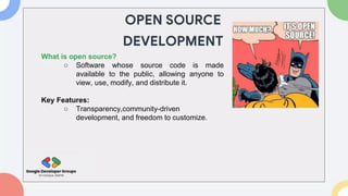 Git GitHub session PPT by GDG on Campus GLBAJAJ | PPTX