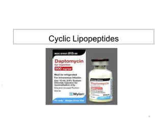 Cyclic Lipopeptides
.
30
 