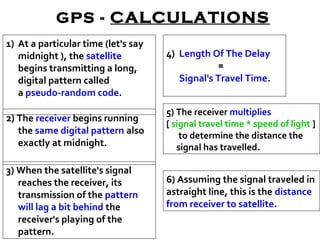 GPS [ Global Positioning System ] | PPT