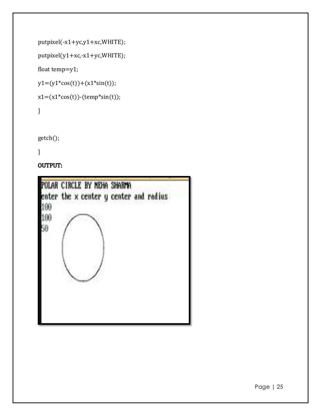 Computer Graphics Practical