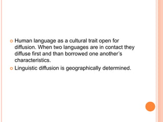 Languages Diffusing Sociolinguistics project | PPTX