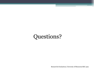 Final Group Presentation