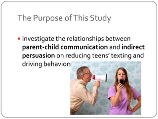 The Effects of Direct and Indirect Communication on Risky Teenage ...