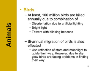 Final gs ch 11 light pollution | PPT