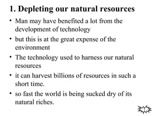 Final gs ch p negative effects of technology on human's wildlife | PPT