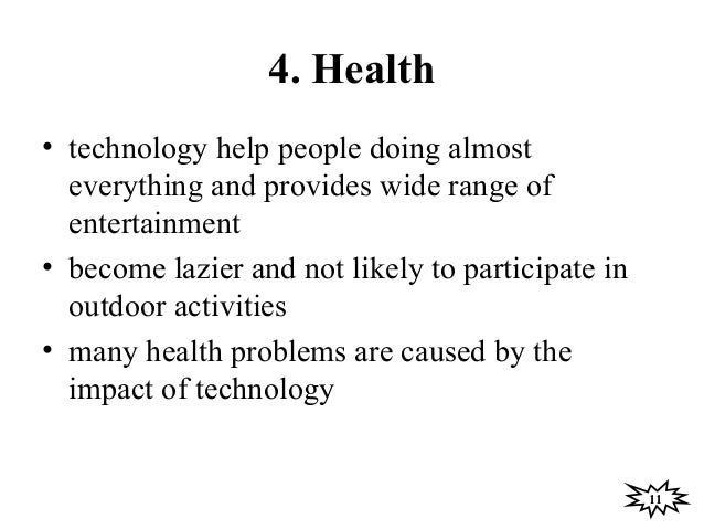Effects of technology essay
