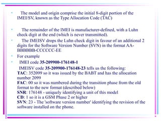 Type Allocation Code Final gsm1 | PPT