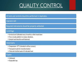 QUALITY CONTROL
 