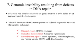 final hallmarks of cancer.................. | PPTX
