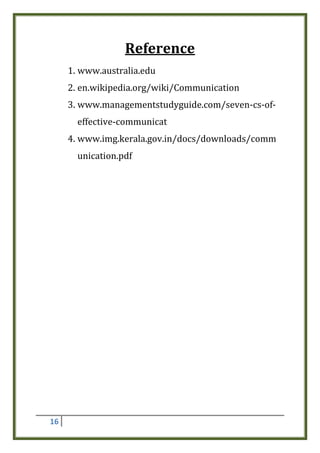 effective communication skills | DOCX