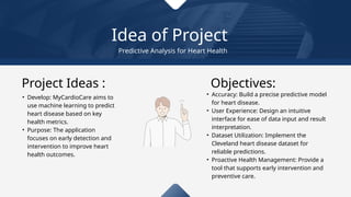 Heart Disease Prediction mini project presentation | PPTX