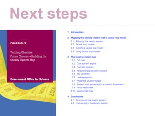 Next steps
 