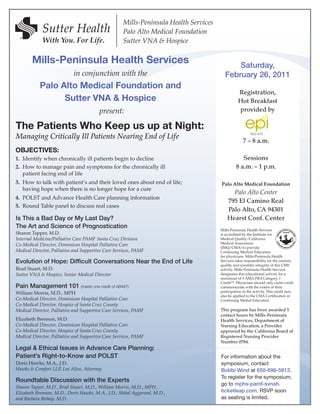 Managing Critically Ill Patients 2011