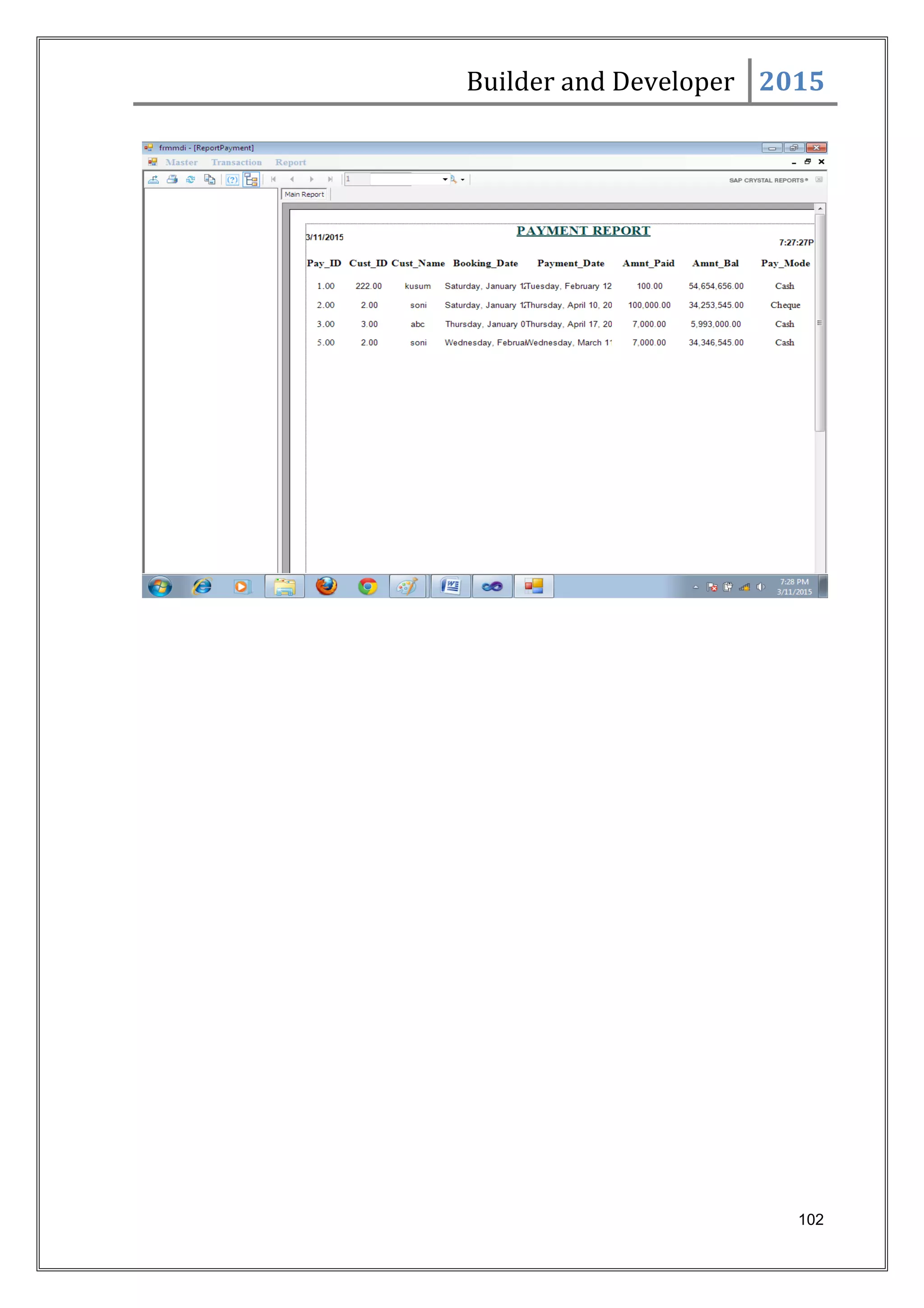 Builder and Developer 2015
102
 
