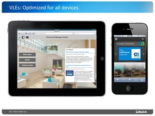 29 | ©2015 ON24, Inc.
VLEs:	
  Op?mized	
  for	
  all	
  devices	
  
 