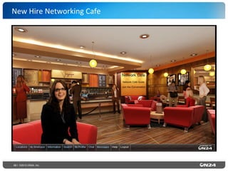 68 | ©2015 ON24, Inc.
New	
  Hire	
  Networking	
  Cafe	
  
 