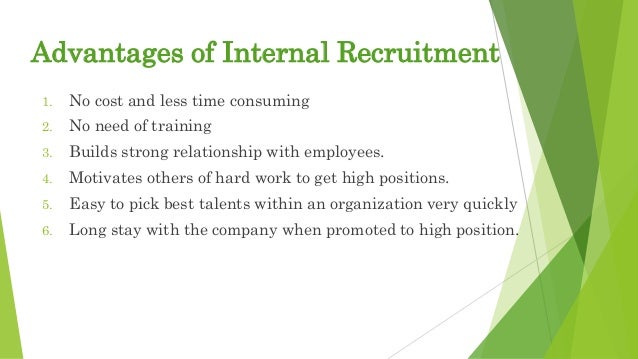 Disadvantages Of Internal Recruitment 1