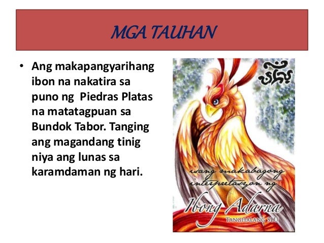 Ang Buod Ng Ibong Adarna Proyekto Sa Filipino Ng Grade 7