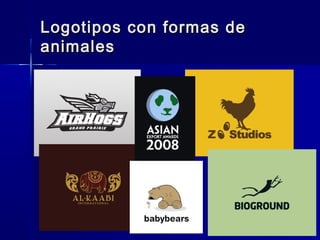 Logotipos con formas de
animales
 