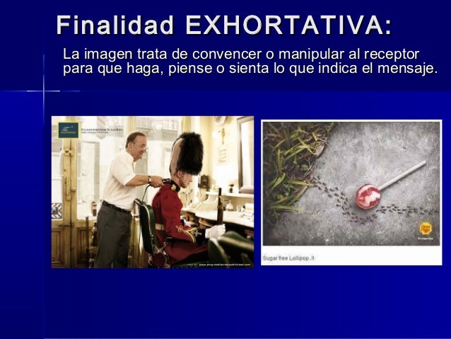 Finalidad de las imagenes