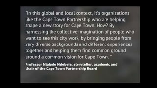Cape Town Partnership presentation to the International Downtown Association in 2013