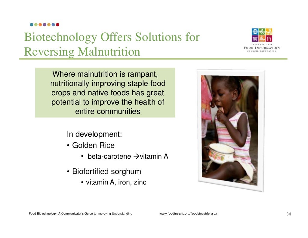 what is the role of biotechnology in food security