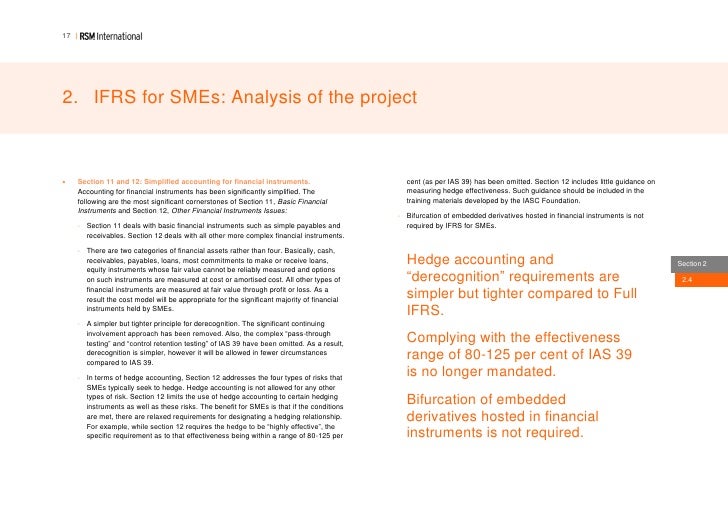 ifrs for smes ifrs for smes