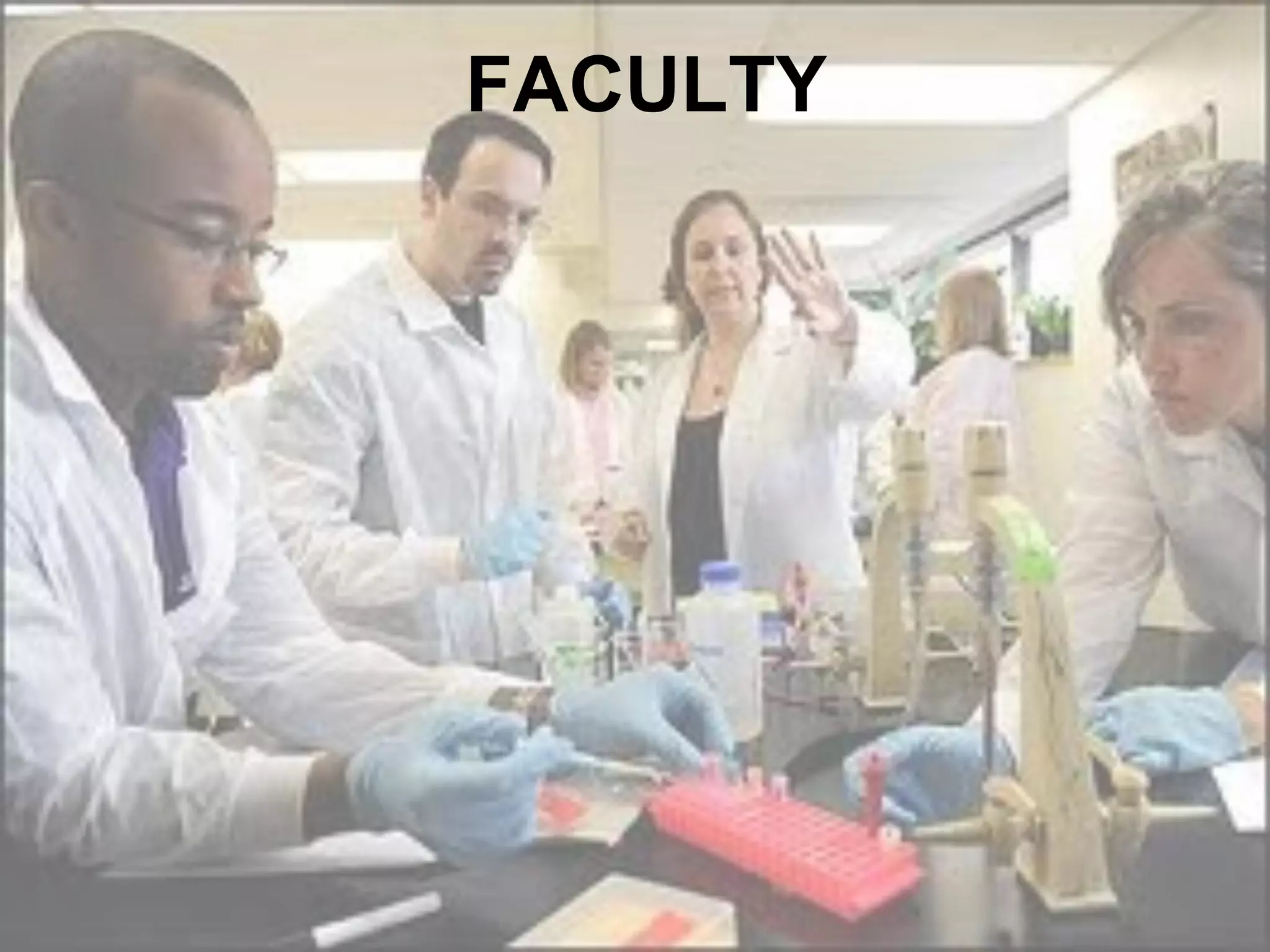 FACULTY
 