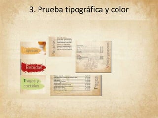 3. Prueba tipográfica y color
 