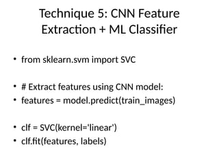 predict class labels using classificationkernel... Final_Image_Classification_Project_PPT.pptx