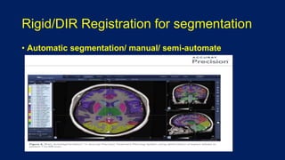 Image registraiton in Radiation Therapy | PPTX