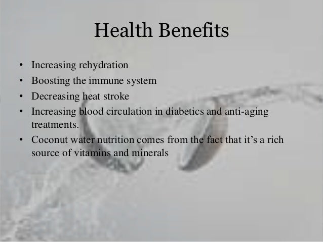 potential of coconut water as source Coconut water serves as a suspension for the endosperm for fuel and are a source of on package labels as a tree nut with potential. potential of coconut water as source Coconut water serves as a suspension for the endosperm for fuel and are a source of on package labels as a tree nut with potential.