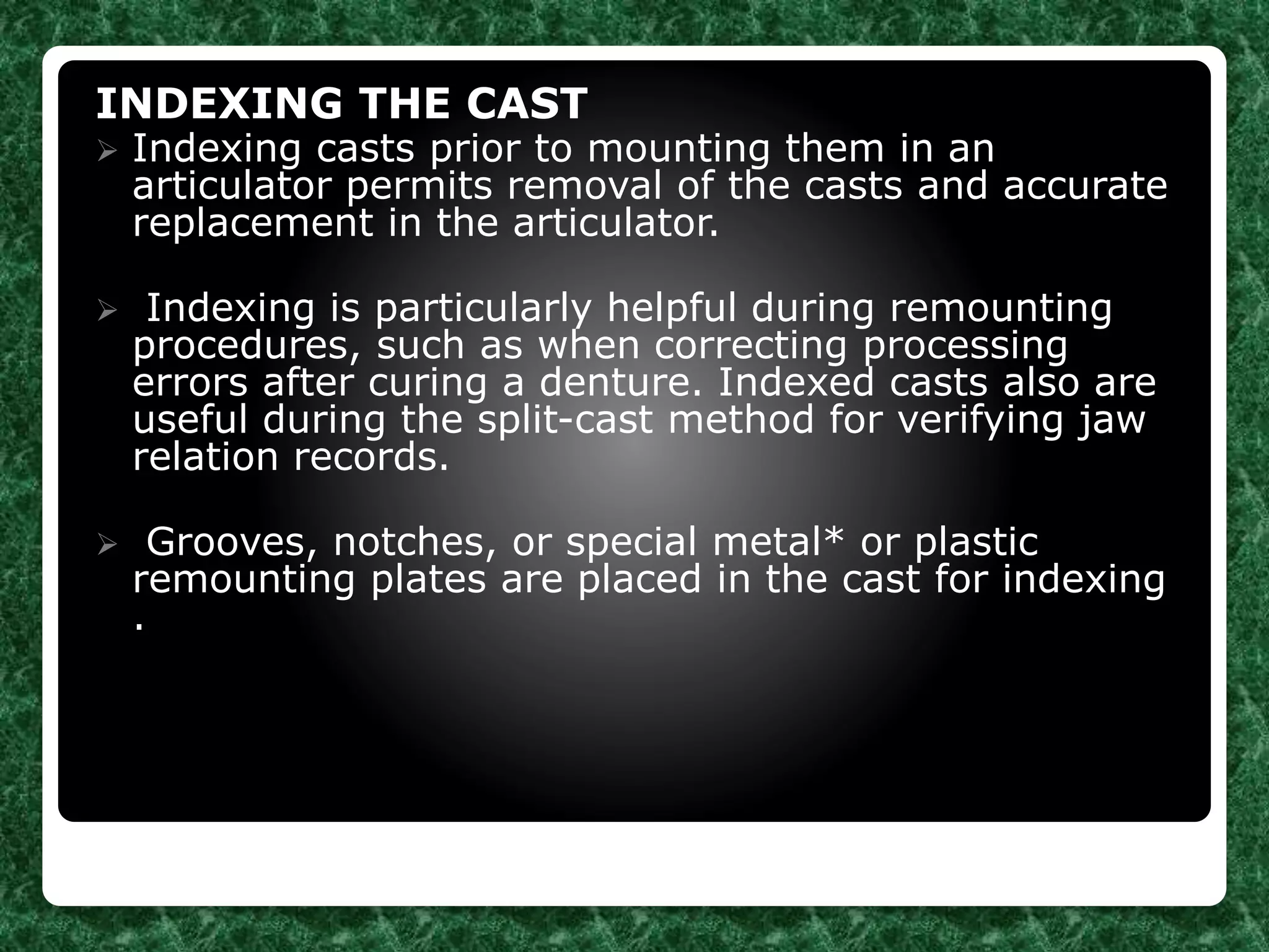 Split Cast Method Final impression boxing and pouring | PPTX