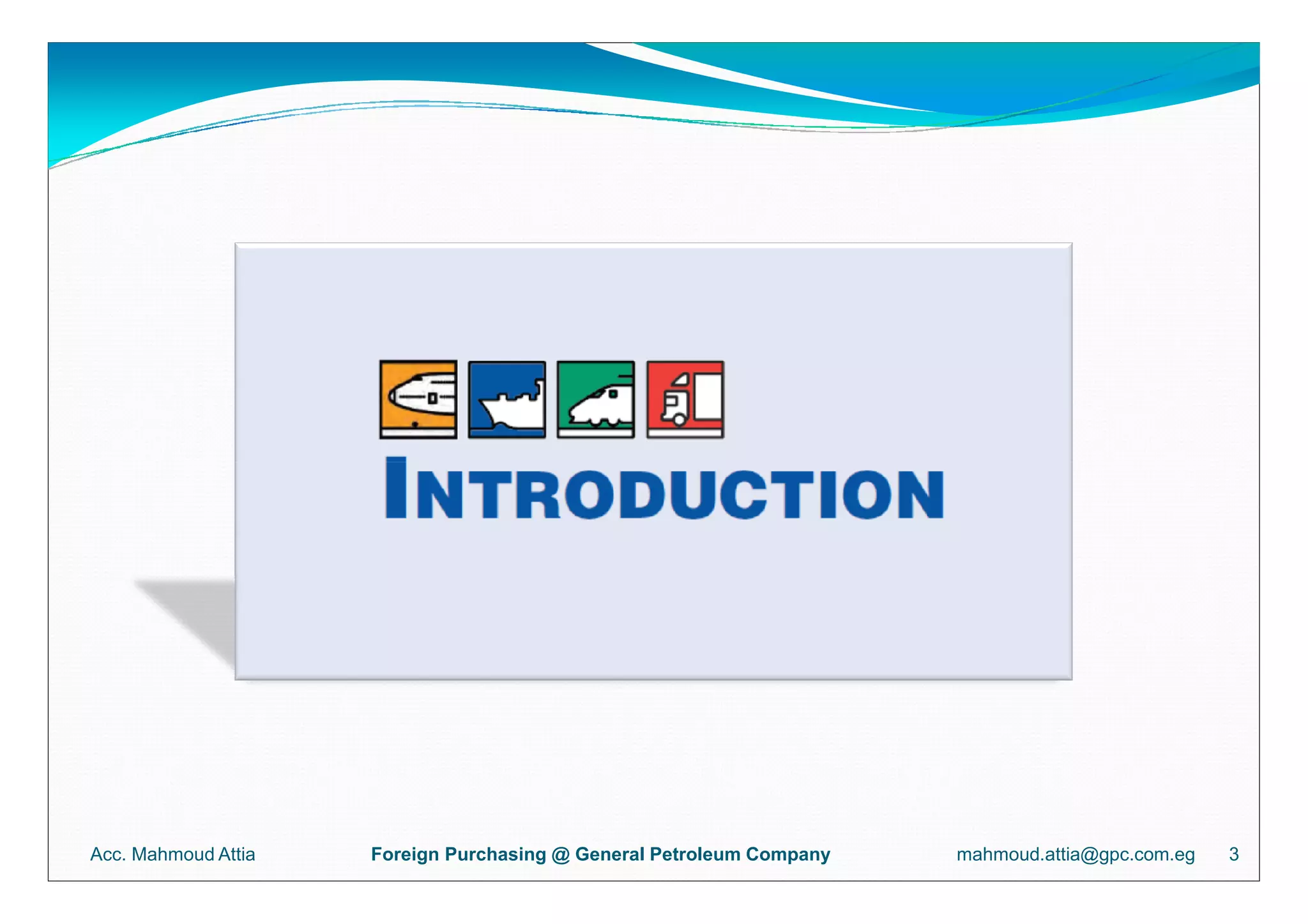 Incoterms - Presented by Mahmoud Attia | PPT