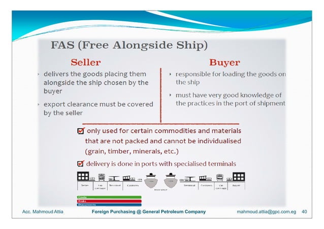 Incoterms - Presented by Mahmoud Attia | PPT