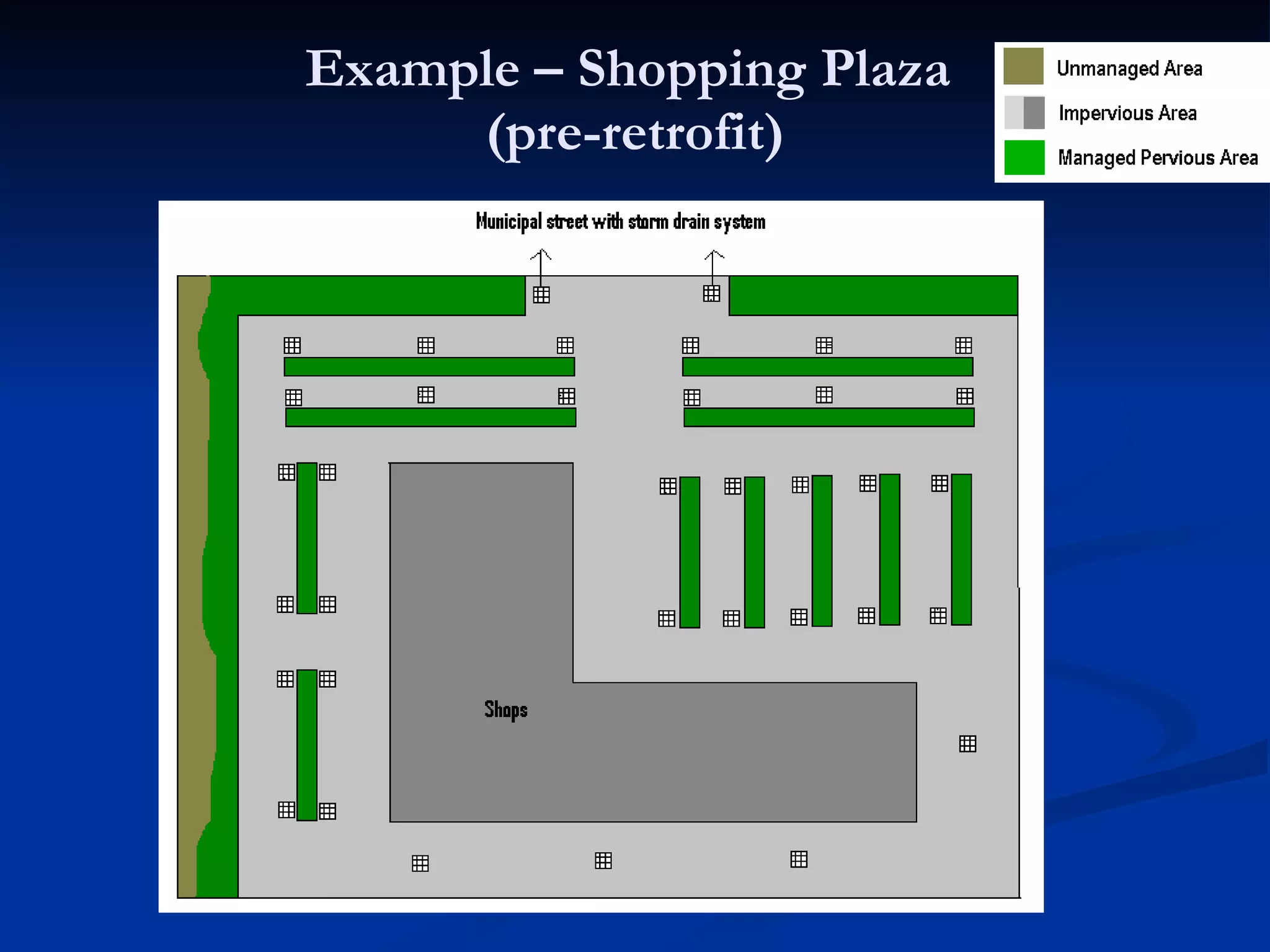Example – Shopping Plaza  (pre-retrofit) 
