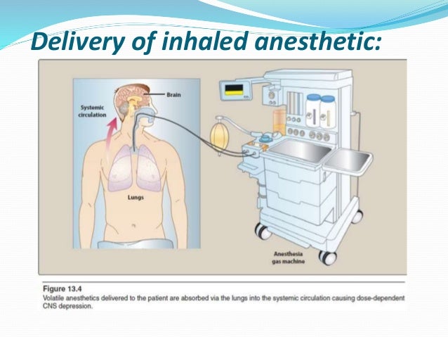 Inhalation Induction Inhalational anaesthetics