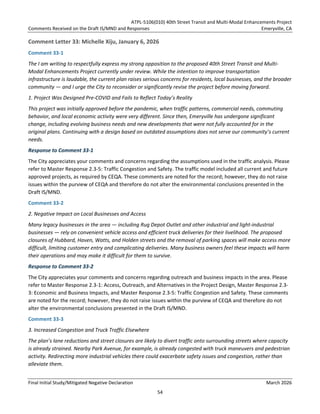 Negative Declaration Form 40th St. Multimodal Final Initial Study:Mitigated Negative Declaration.pdf