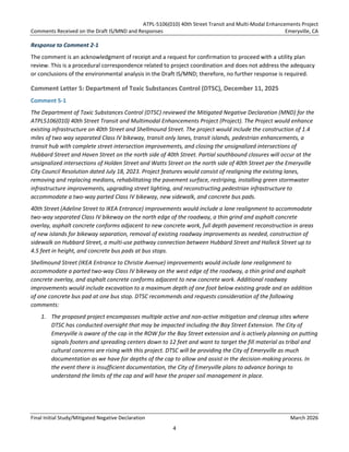 Negative Declaration Form 40th St. Multimodal Final Initial Study:Mitigated Negative Declaration.pdf