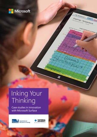 Case studies in innovation
with Microsoft Surface
Inking Your
Thinking
 