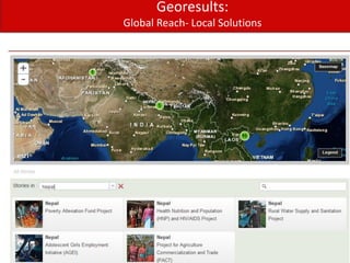Georesults:
Global Reach- Local Solutions
 