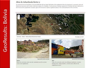 GeoResults: Bolivia
 