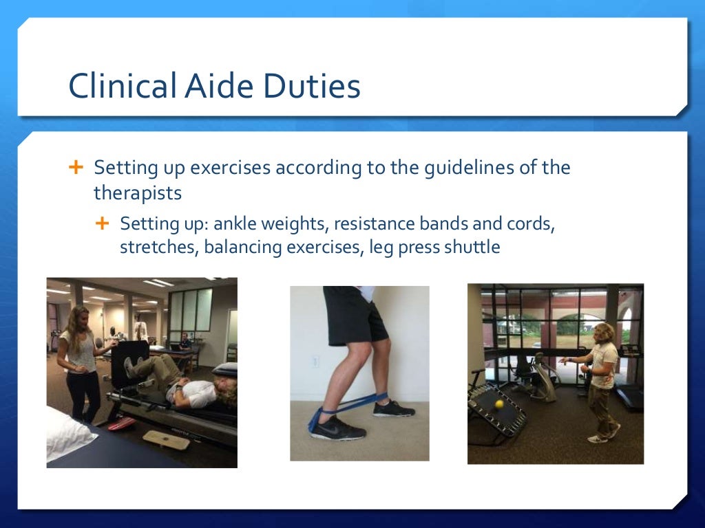 Physical Therapy Internship powerpoint