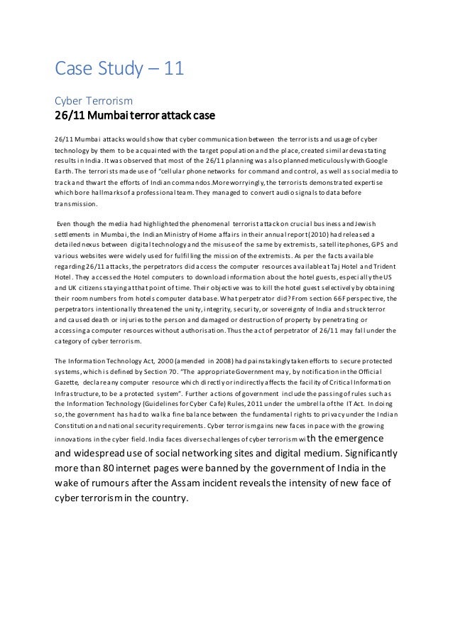 mumbai attack case study mumbai attack case study