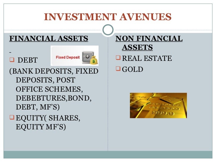 Final investment avenues