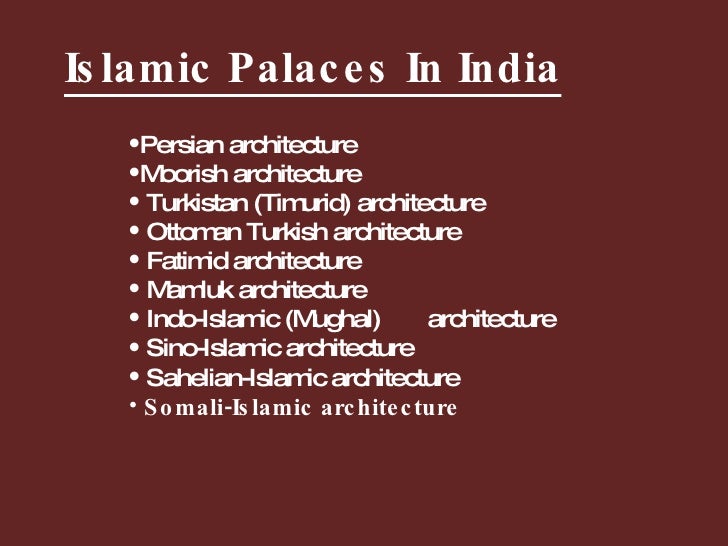 final islamic palaces