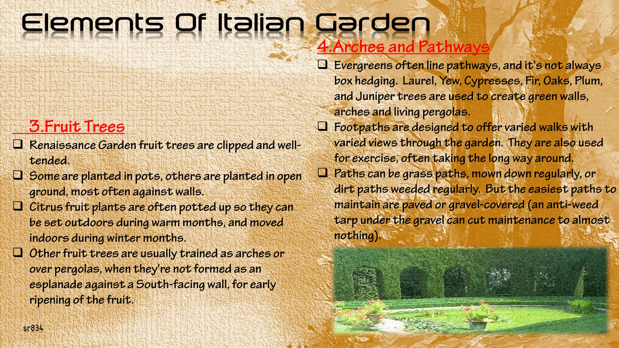 sr834
Elements Of Italian Garden







 