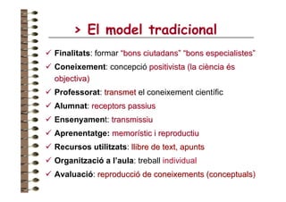 Finalitats I Models 1