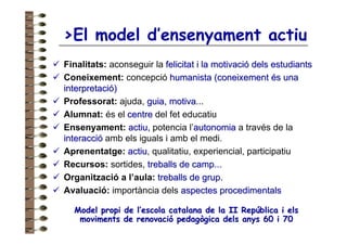 Finalitats I Models 1