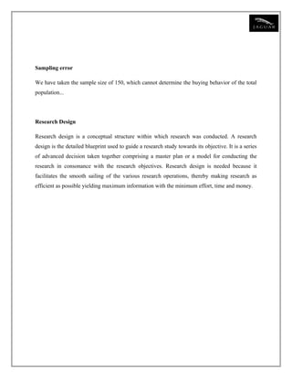 “SIGNIFICANCE OF BRAND: JAGUAR”